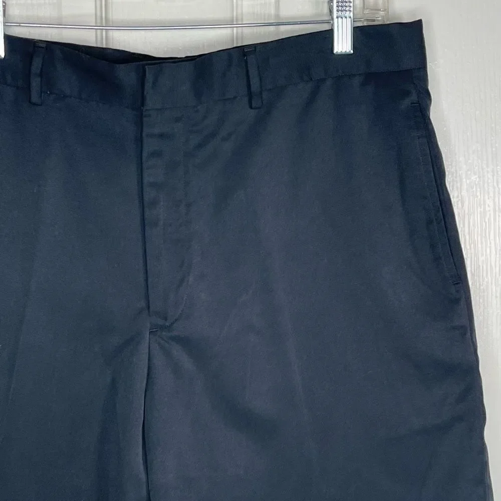 Greg Norman Sz 36 Men’s Black Shorts Flat Front